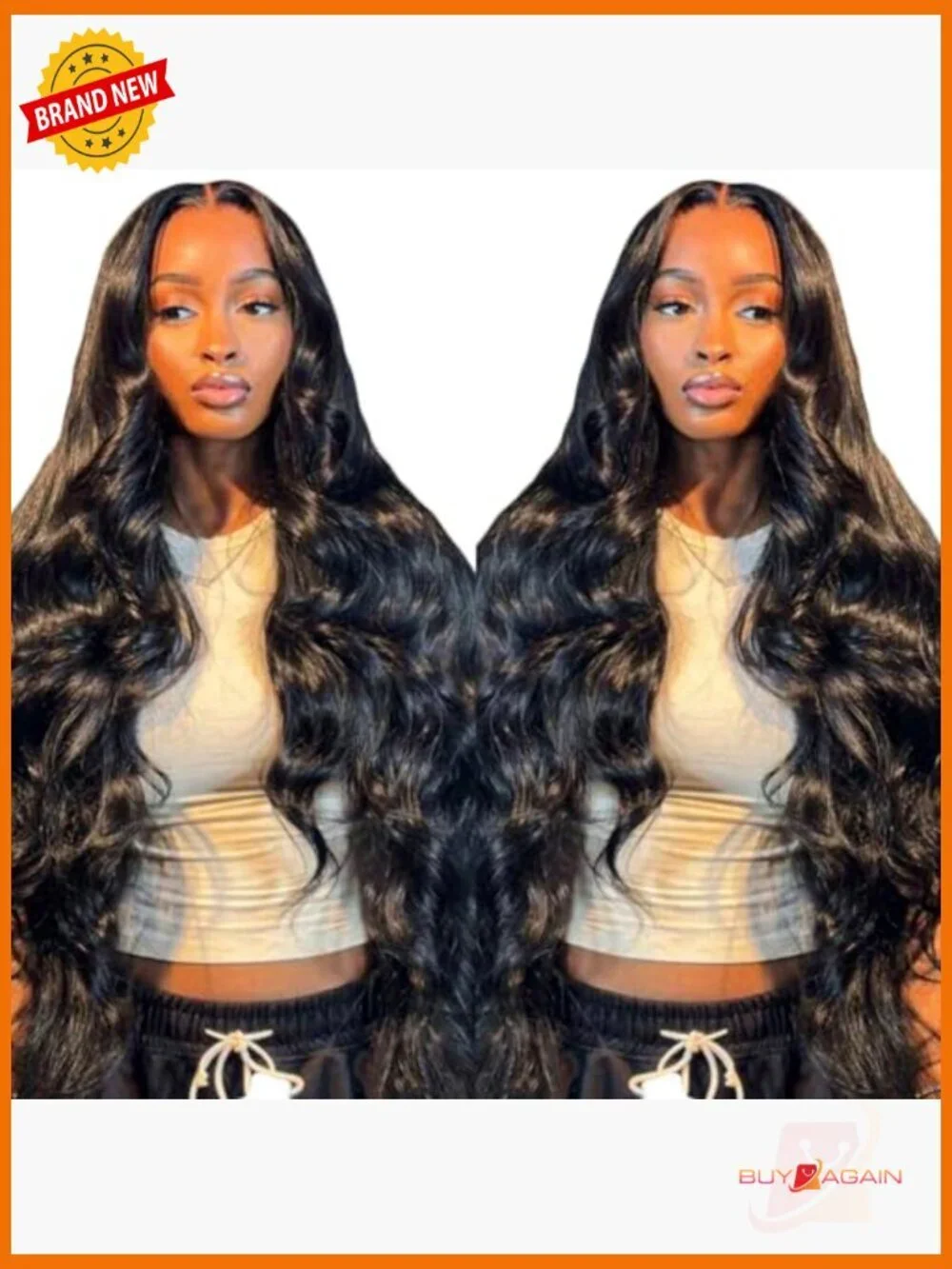 Glueless 5x5 Lace Front Wig Human Hair Body Wave 24 Inch 180% Density